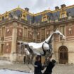 Versailles : le cheval métallique des JO a débarqué au château !