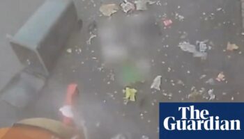 Video shows explosion in London refuse truck after combustible items put in bin