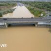 Watch: Major road submerged by flood water