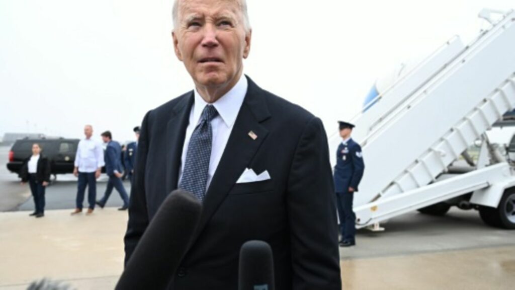 Biden bei der Ankunft in Delaware