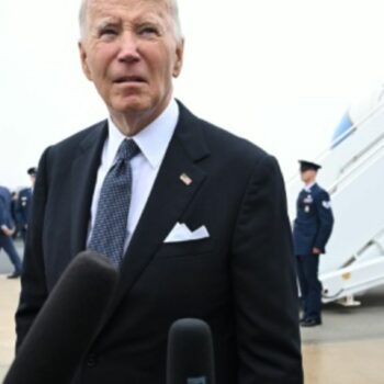 Biden bei der Ankunft in Delaware