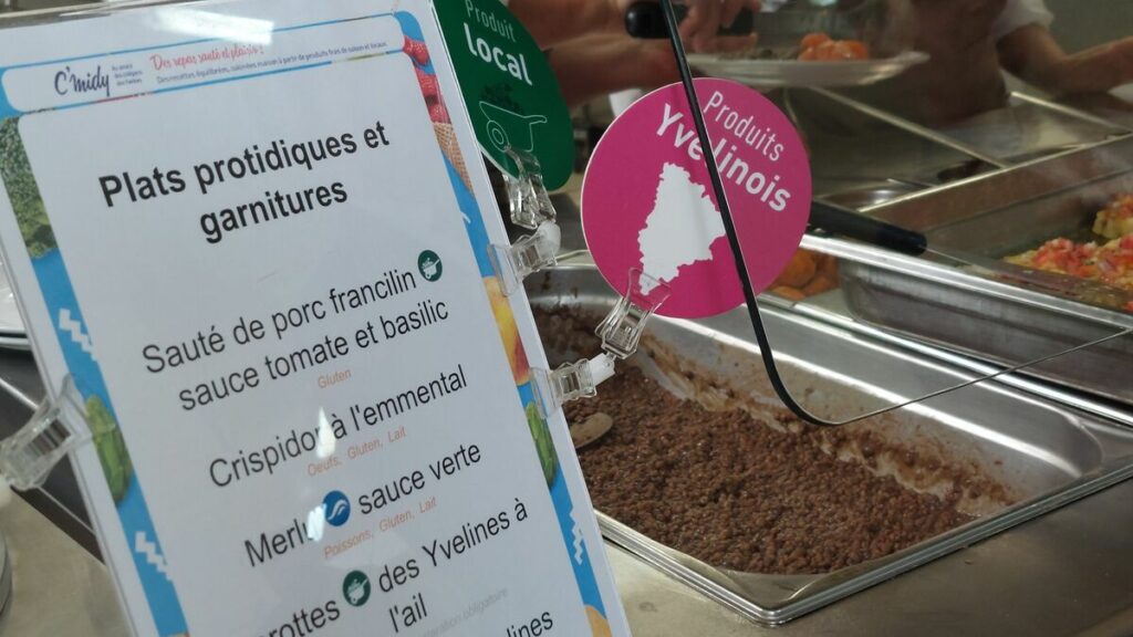 Yvelines : dans l’assiette des collégiens, les produits locaux font de plus en plus recette