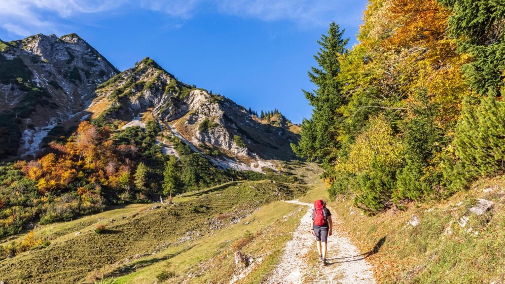 Wandern im Herbst