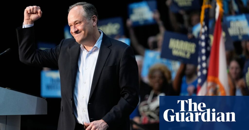 ‘We can win Florida’: Harris’s husband Doug Emhoff rallies for VP in red state