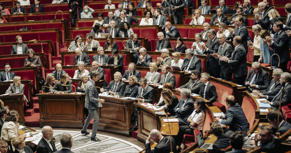 Après le discours de Michel Barnier, les partenaires du «bloc central» en embuscade