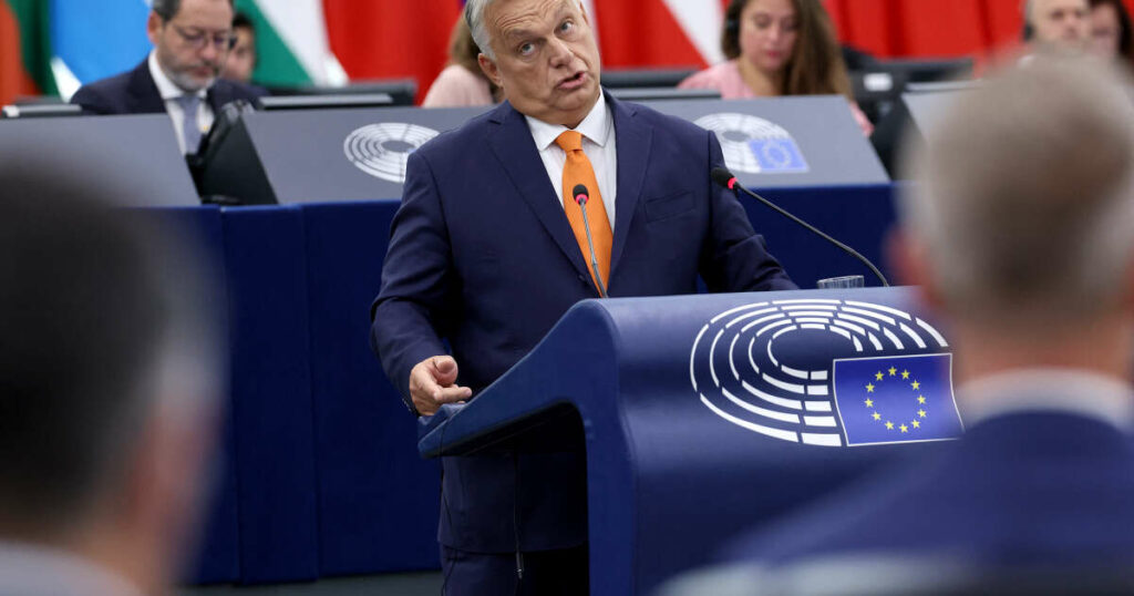 Entre Orban et von der Leyen, un “règlement de comptes” au Parlement européen