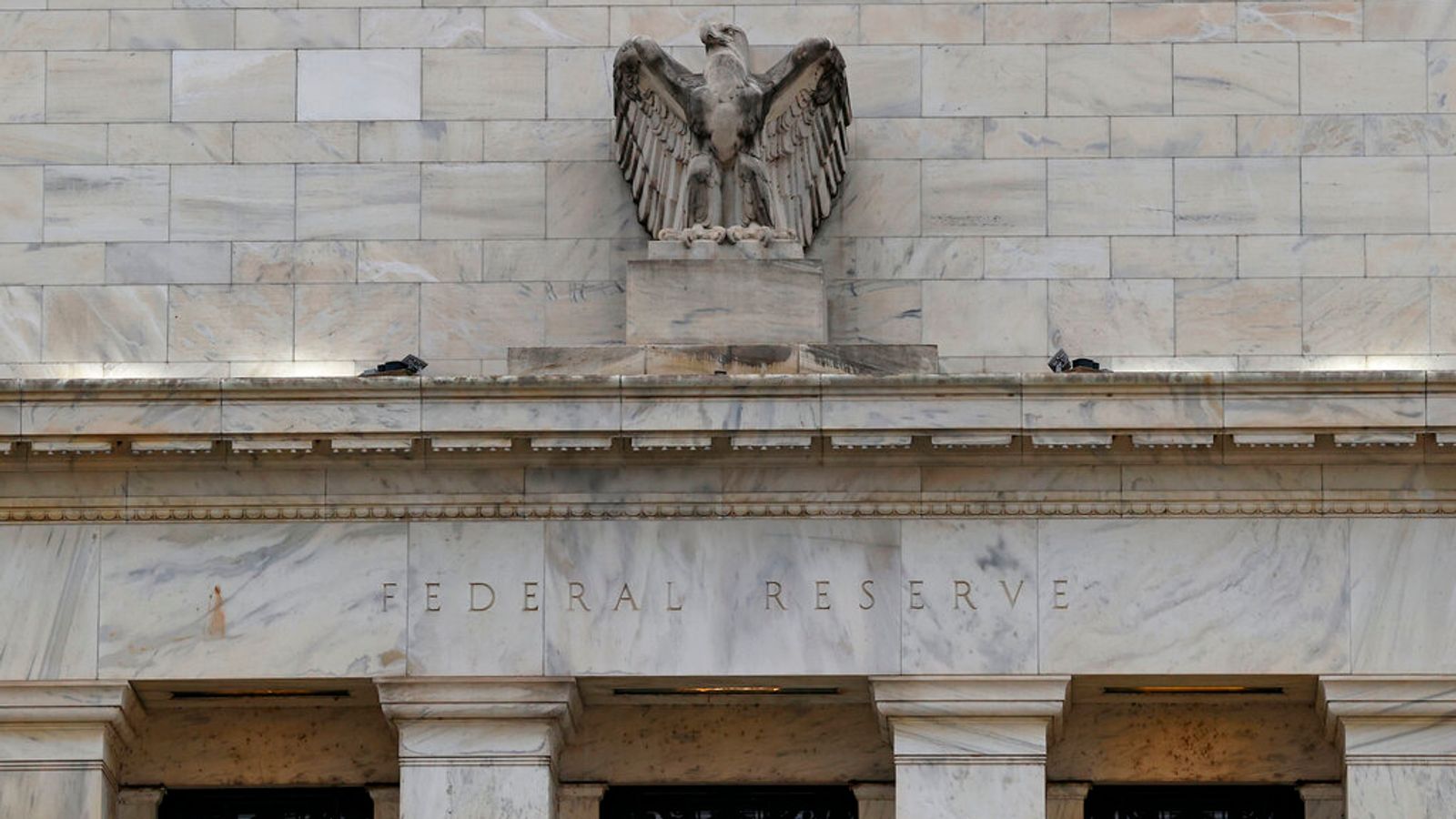 The Eccles building, home of the Federal Reserve, in Washington DC. Pic: AP