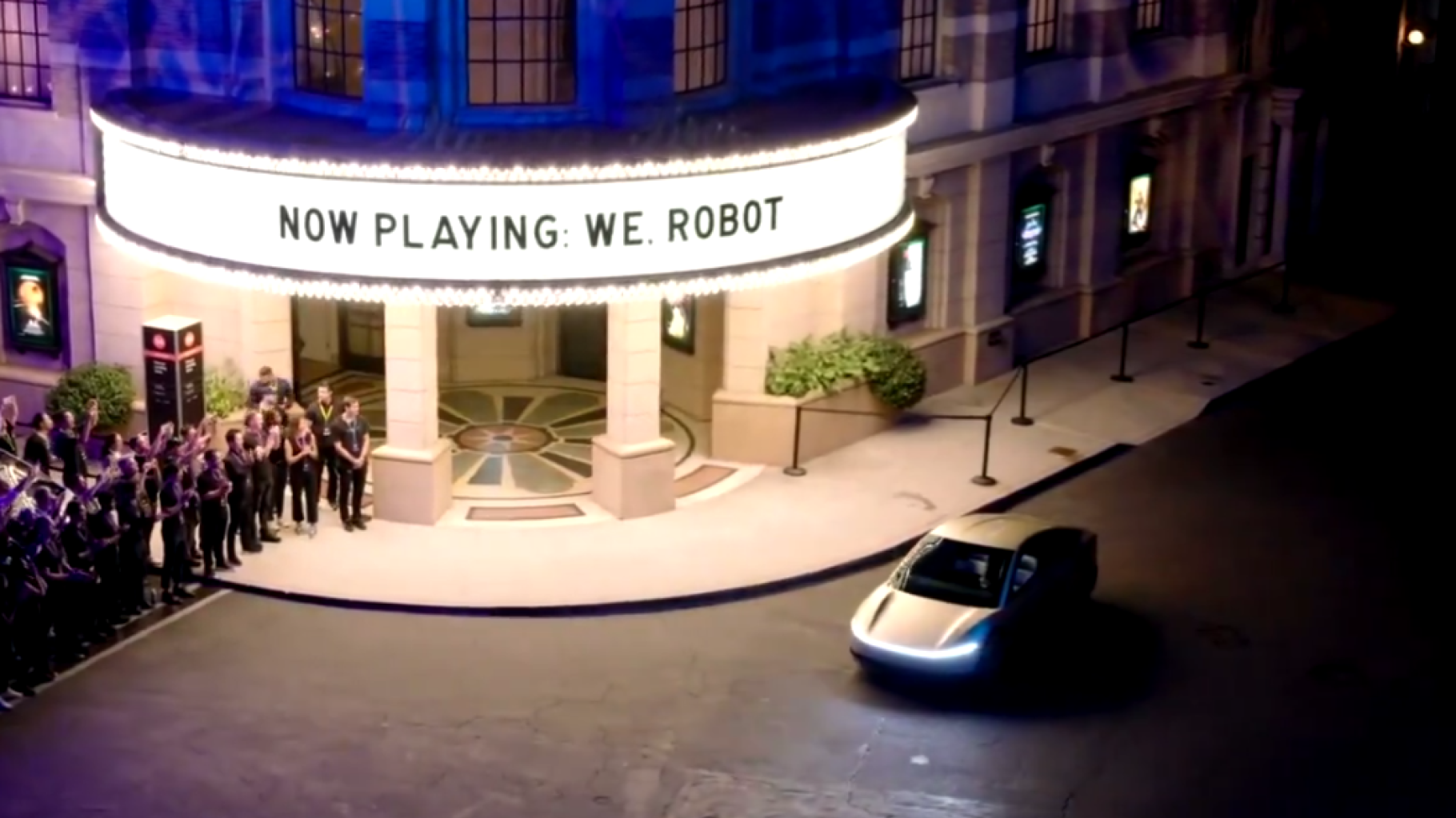 Elon Musk présente son futur robotaxi autonome dans un décor aux airs de parc d’attractions