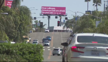 Jewish organization blasts colleges in billboard ad near San Diego State University to combat antisemitism