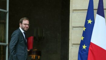 Le ministre des Finances Antoine Armand, à Matignon pour un séminaire gouvernemental, le 27 septembre 2024