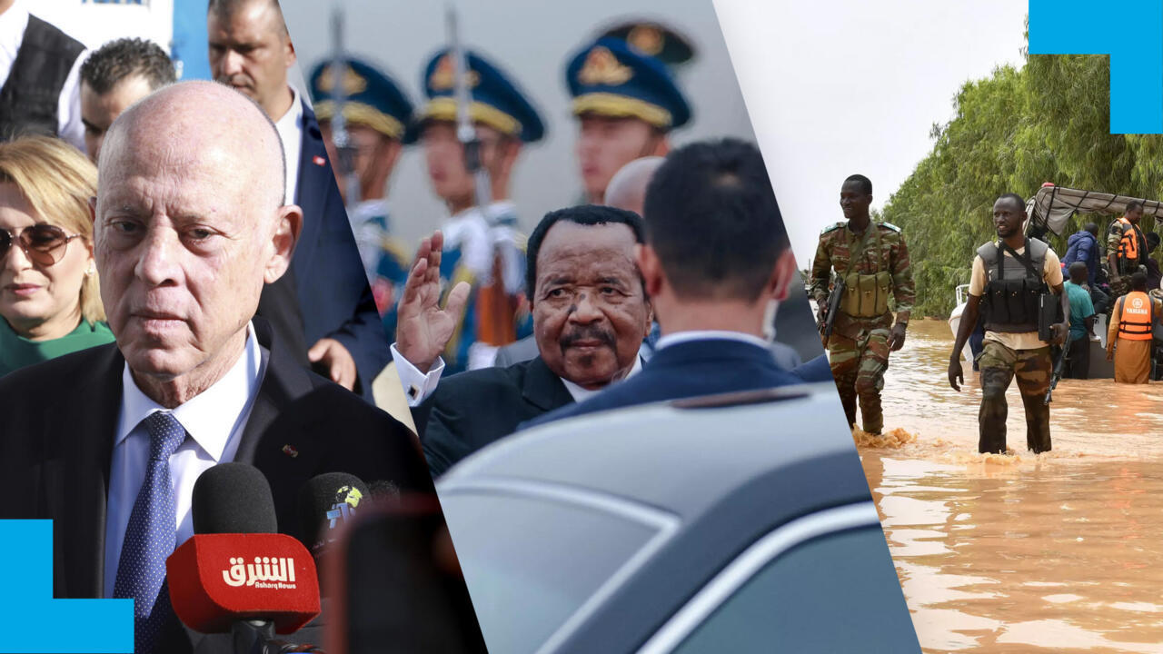 Kaïs Saïed réélu, absence prolongée de Paul Biya, inondations au Niger : l’hebdo Afrique