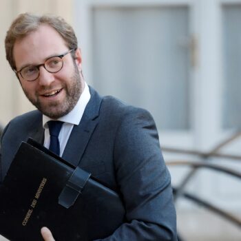 Le ministre de l'Economie Antoine Armand à l'Elysée, le 10 octobre 2024