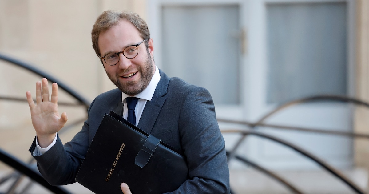 Le ministre de l'Economie Antoine Armand à l'Elysée, le 10 octobre 2024