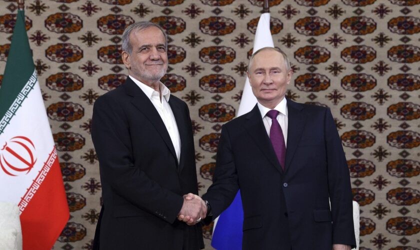 Vladimir Putin meets with Iranian President Pezeshkian to celebrate 'very close' relationship