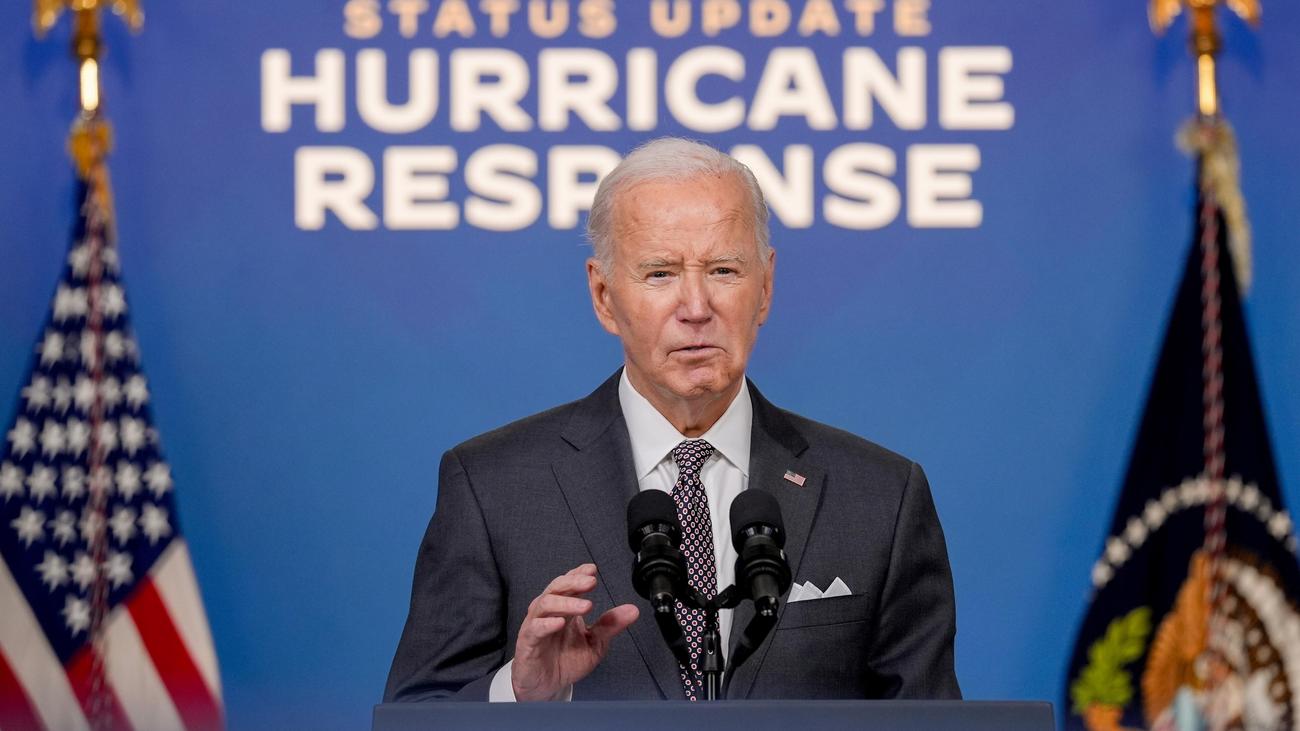 USA: Joe Biden reist nach Hurrikan Milton nach Florida