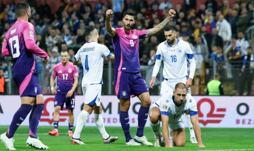 Nations League: Deutschland behauptet sich gegen Bosnien-Herzegowina