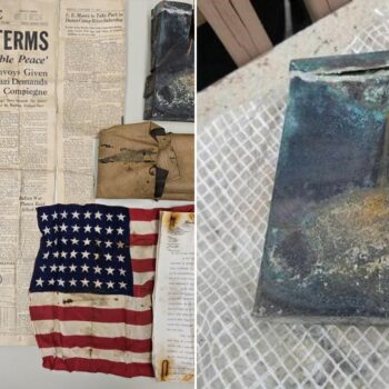 Time capsule from 1941 unearthed at Indiana Dunes National Park