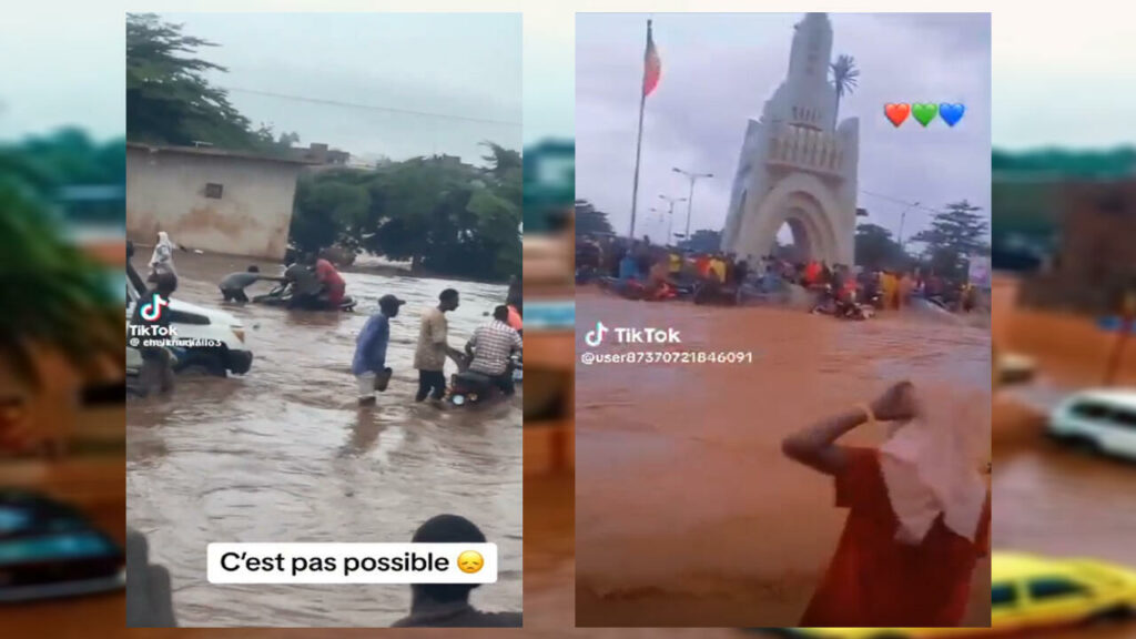 En images : Bamako sous les eaux après des précipitations monstres