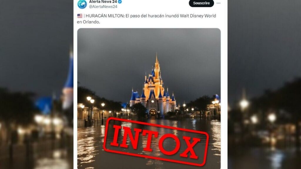 Non, Disney World n'a pas été inondé, c'est une photo créée par IA