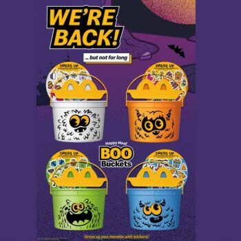 Fans unhappy with return of McDonald's 'Boo buckets'