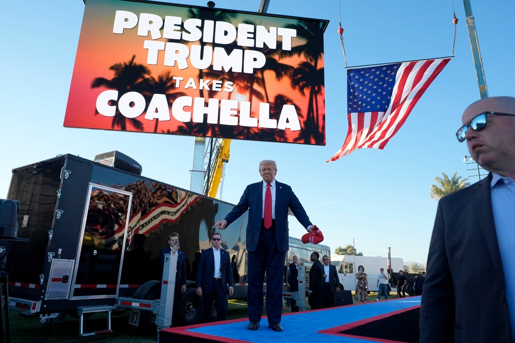 Trump takes detour to ultra-blue California to spotlight Harris' home turf's failed policies: 'Paradise lost'