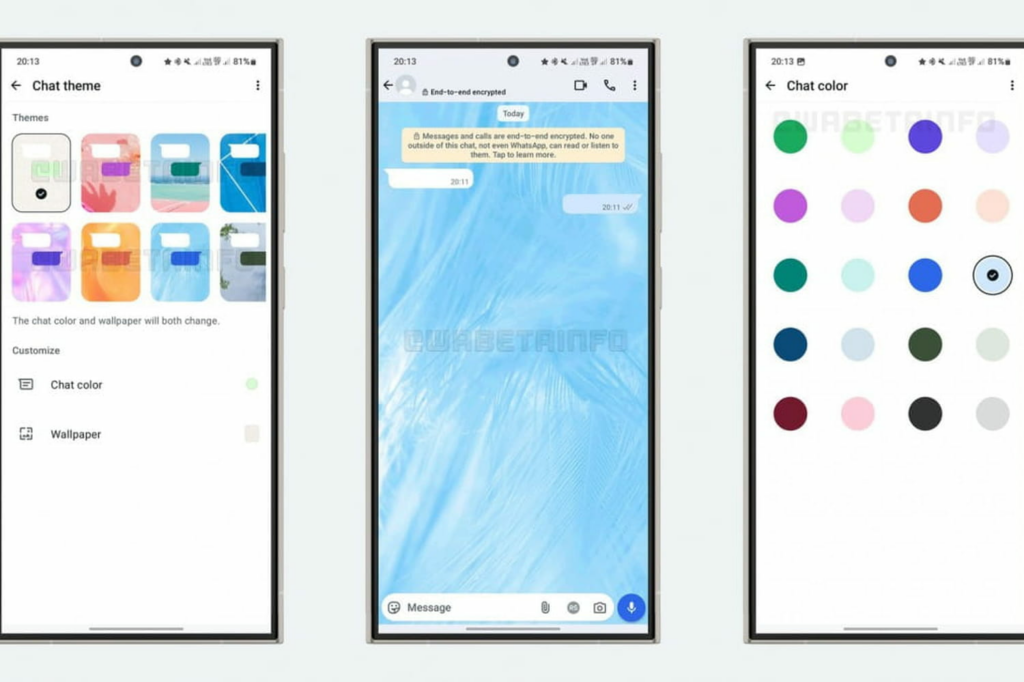 Il est enfin possible de changer la couleur de l'application WhatsApp, mais à une condition