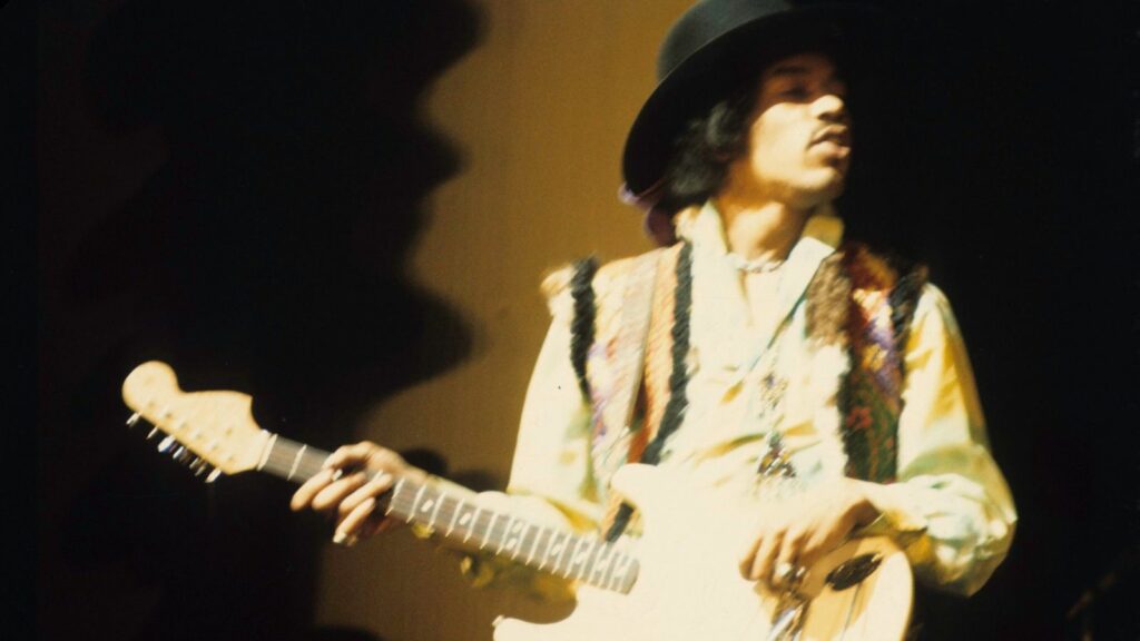 Pic: Jimi Hendrix in 1968. Pic: Rex Features