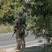 A Ukrainian soldier in Sudzha, Kursk Region, Russia. File pic: Getty