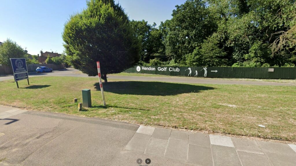 The entrance of the golf club. Pic: Google Street View