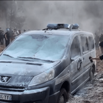 Gironde : La tension monte lors de la manifestation contre la ligne à grande vitesse