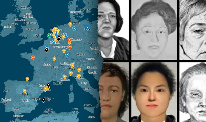 Interpol launches campaign to help solve 46 cold cases of women whose bodies were found in Europe