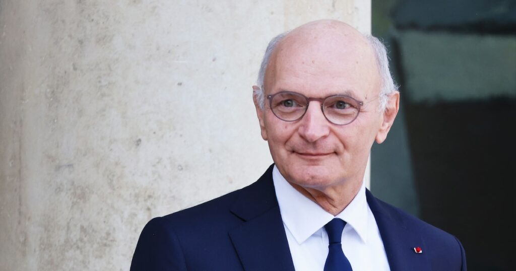 Le ministre de la Justice Didier Migaud, à l'Élysée à Paris le 1er octobre 2024