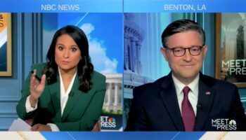 NBC News' Kristen Welker clashes with Speaker Mike Johnson on Trump's cholesterol levels