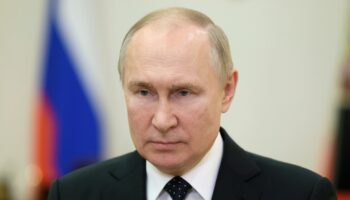 Le président russe Vladimir Poutine au Kremlin à Moscou le 20 décembre 2022