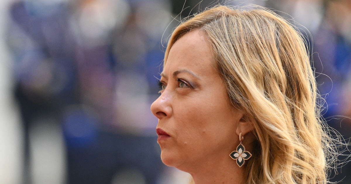 La Première ministre italienne Giorgia Meloni le 25 juillet 2024 à Rome