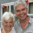 Phillip Schofield and his mother, Pat in 2008. Pic: Geoffrey Swaine/Shutterstock