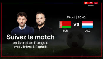 UEFA Nations League: Suivez Biélorussie - Luxembourg en direct et commenté en français