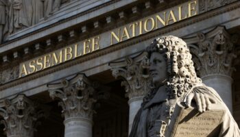 Façade de l'Assemblée nationale, le 11 juillet 2024 à Paris