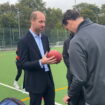 Prince William reveals crucial parenting motto during community football visit