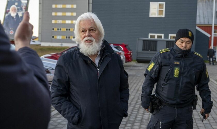 Le militant écologiste Paul Watson, incarcéré au Groenland, a demandé l'asile en France à Emmanuel Macron, annonce son ONG Sea Shepherd