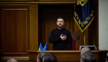 Zelensky unveils his ‘victory plan’ to end Putin’s invasion at Ukraine’s parliament