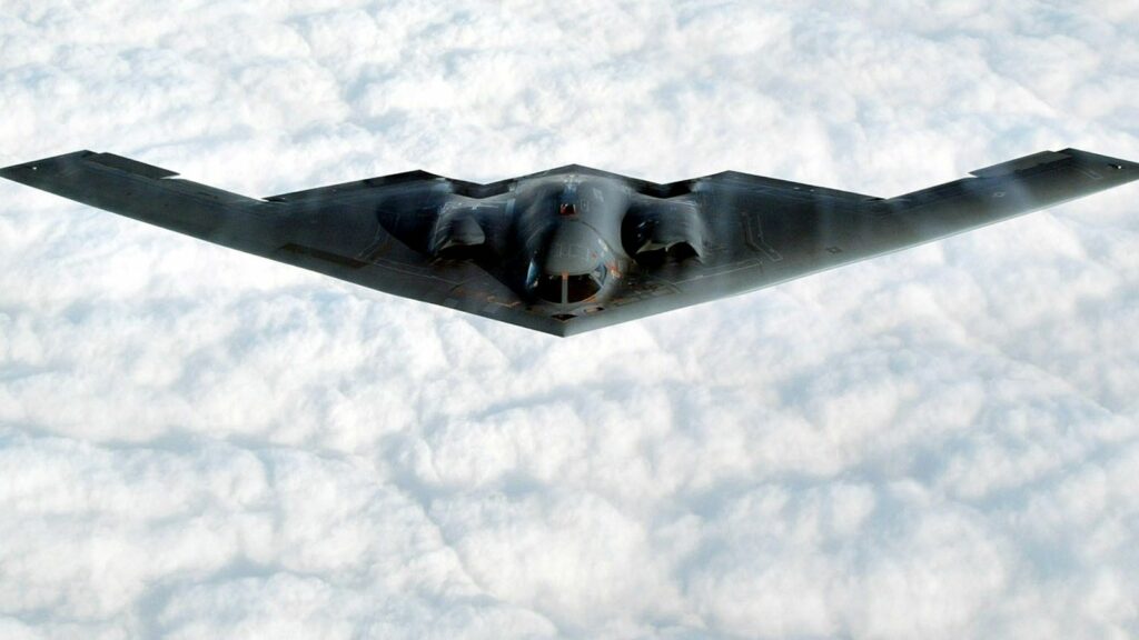 B-2 stealth bomber Pic: Reuters file