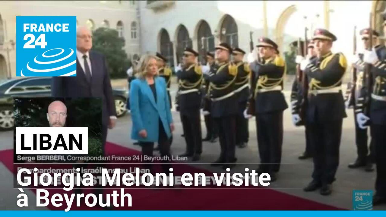 Liban : la Première ministre italienne Giorgia Meloni en visite à Beyrouth