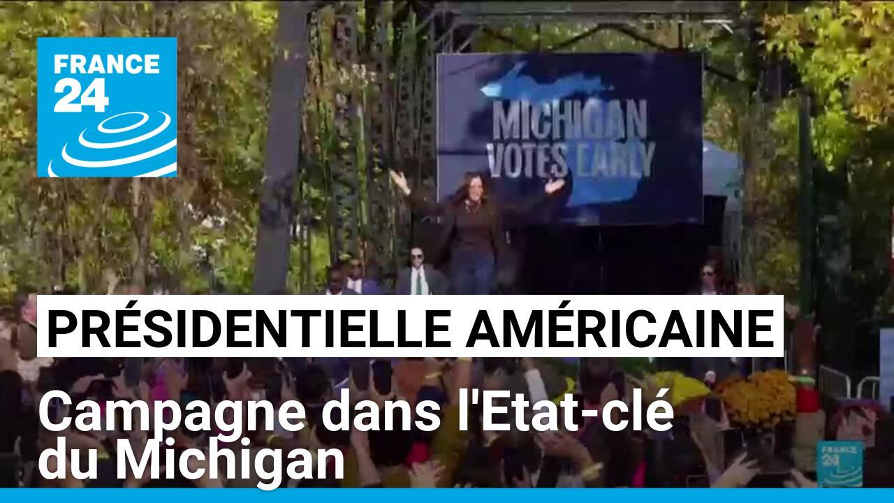 Présidentielle américaine : K. Harris et D. Trump dans l'Etat-clé du Michigan