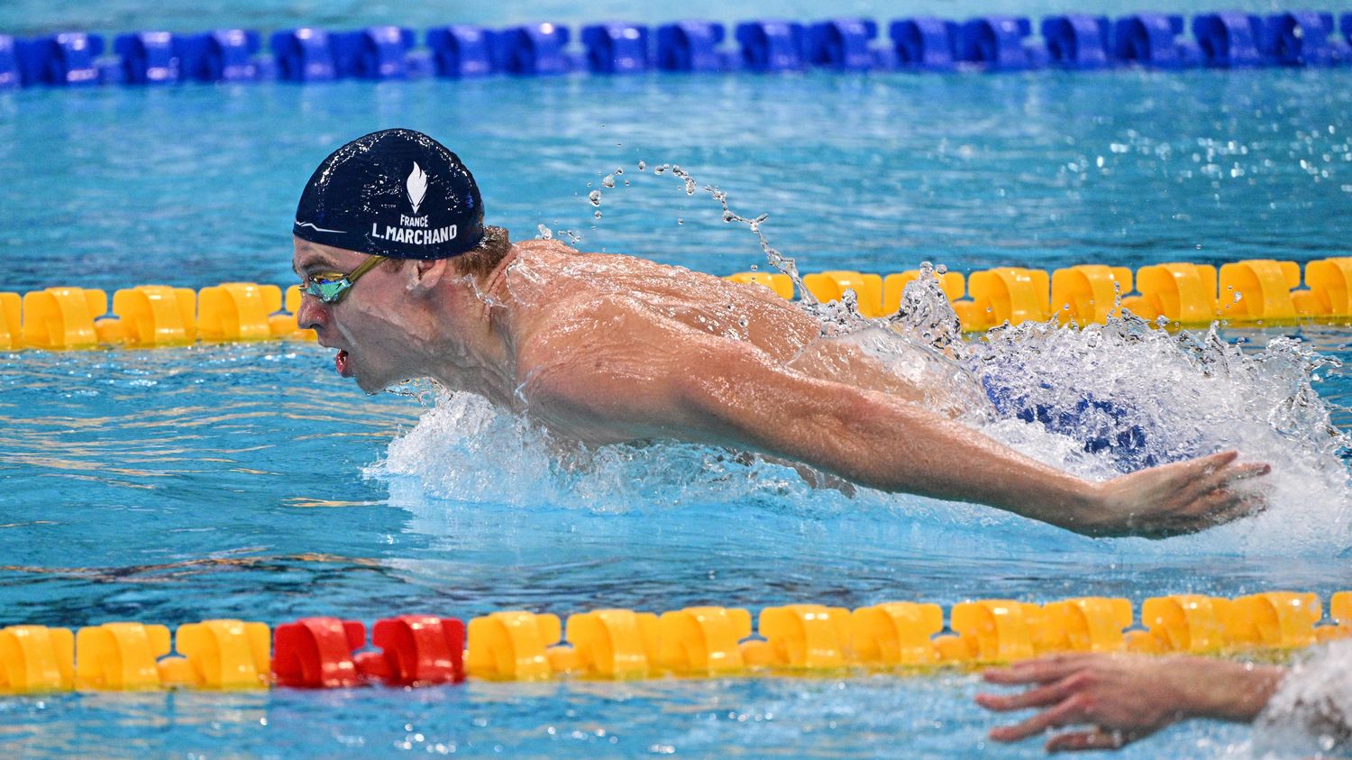 VIDEO. Coupe du monde de natation : inarrêtable, Léon Marchand remporte le 200 m 4 nages et signe un nouveau record d'Europe