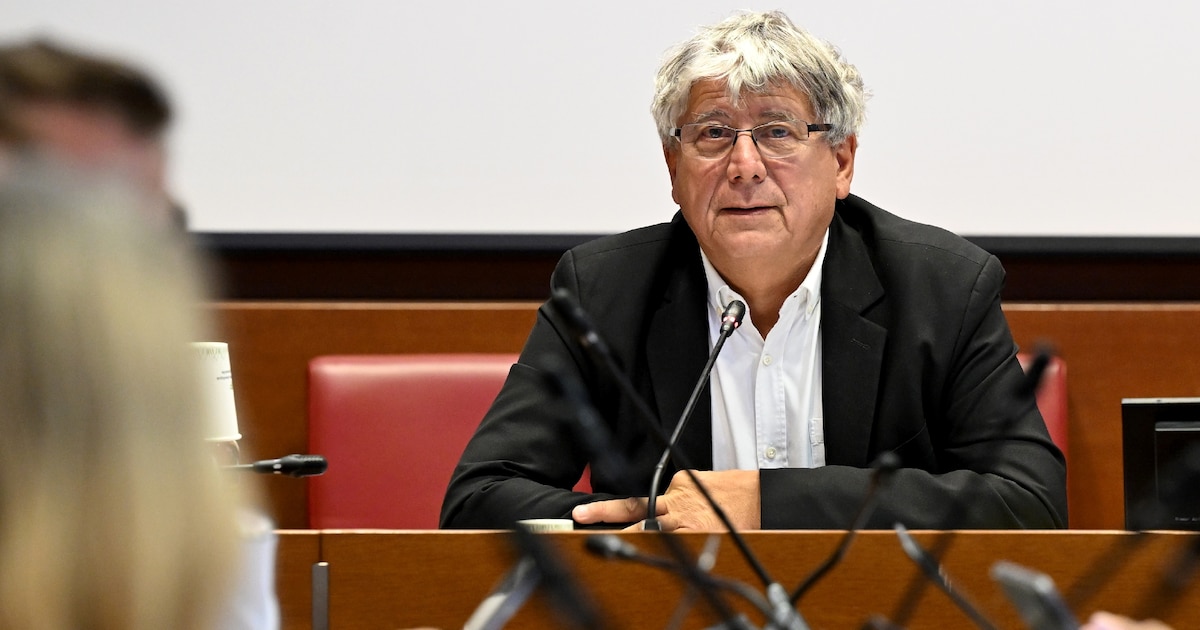 Le député LFI Eric Coquerel, président de la commission des Finances, le 16 octobre 2024 à l'Assemblée nationale à Paris lors d'une réunion de la commission