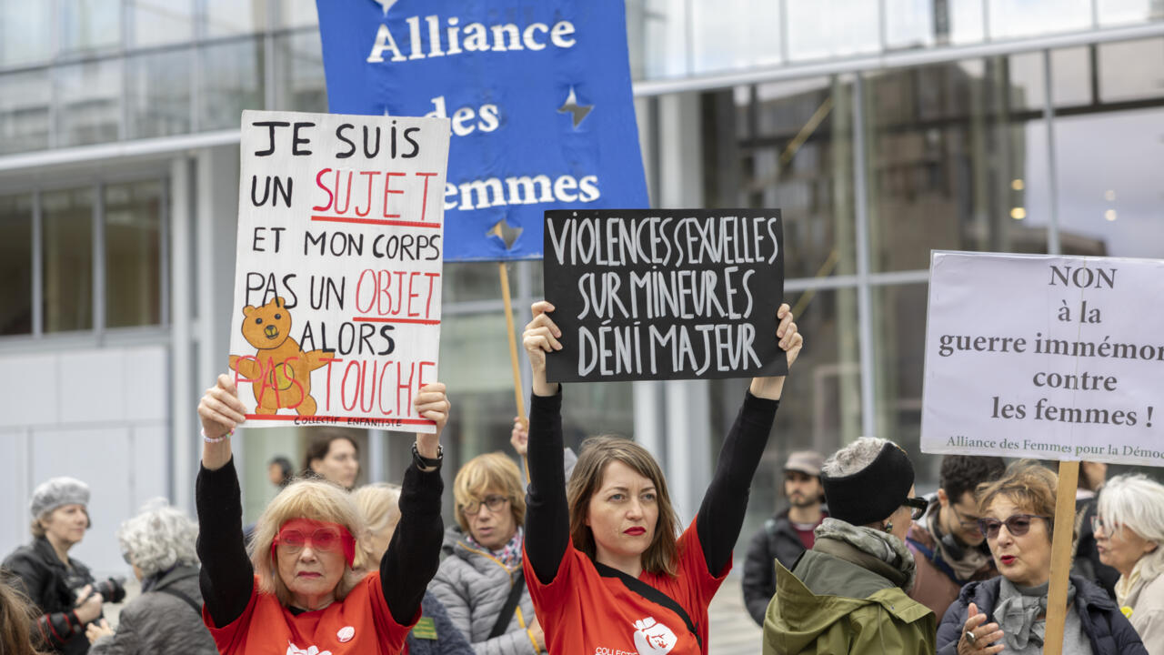 Violences sexuelles : des manifestations devant les tribunaux en France contre la "culture du viol"