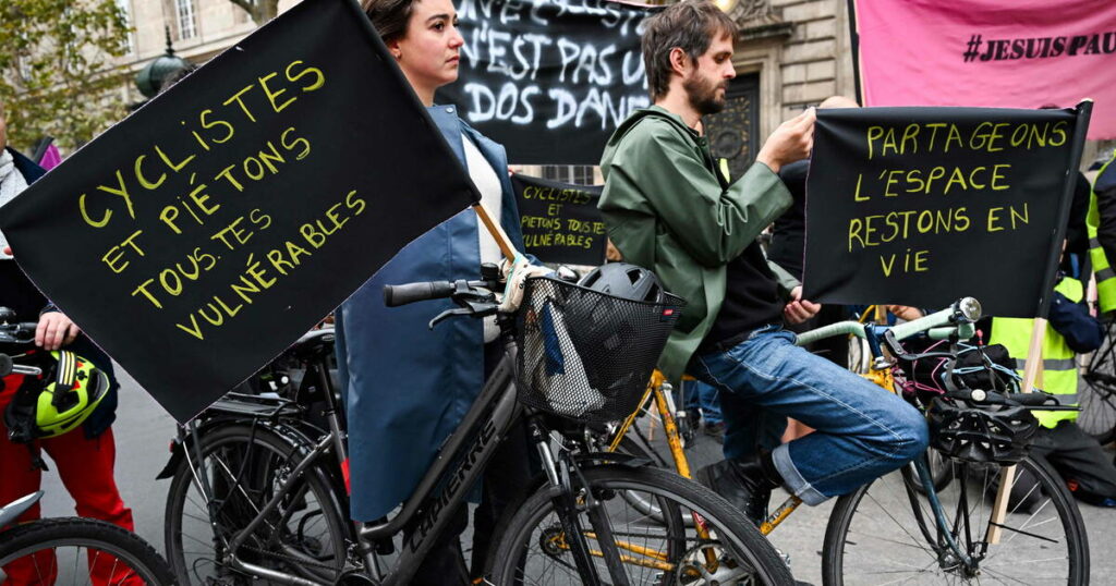 Cycliste tué à Paris : plusieurs centaines de personnes ont manifesté dans l’émotion à Paris, Nantes ou Nice