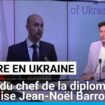 Guerre en Ukraine : visite du chef de la diplomatie française Jean-Noël Barrot à Kiev