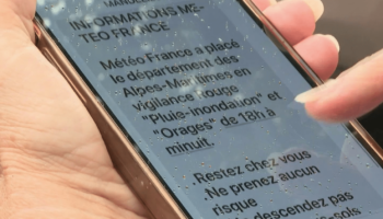 Intempéries dans les Alpes-Maritimes : des alertes SMS envoyées aux habitants de Mandelieu-la-Napoule